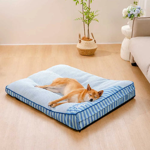 Orthopädische Hunde-Kühlmatte Bett – Waschbare Sommer-Matratze mit Beruhigungseffekt – Umweltfreundlich & Rechteckig